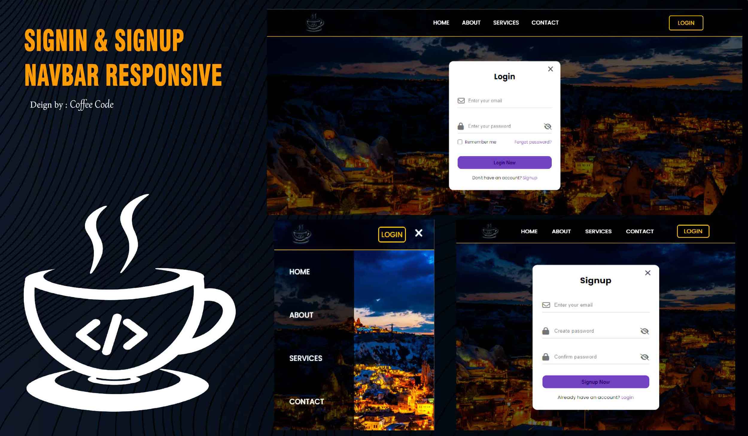 signin & signup
