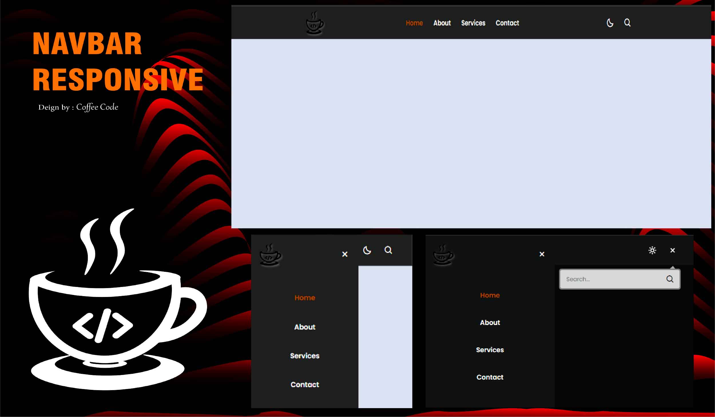 navbar responsive